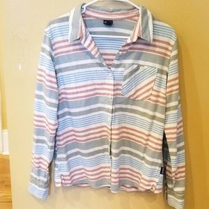 Long sleeve collared Patagonia shirt